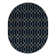Glam Navy Blue Gold Area Rug
