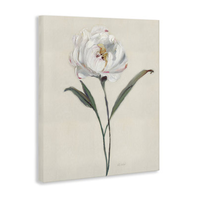 Art mural sur toile Flower with Curved Petals, design par Sally Swatland