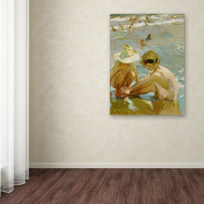 « the wounded foot », reproduction sur toile tendue