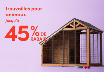 Pet essentials up to 45% off.