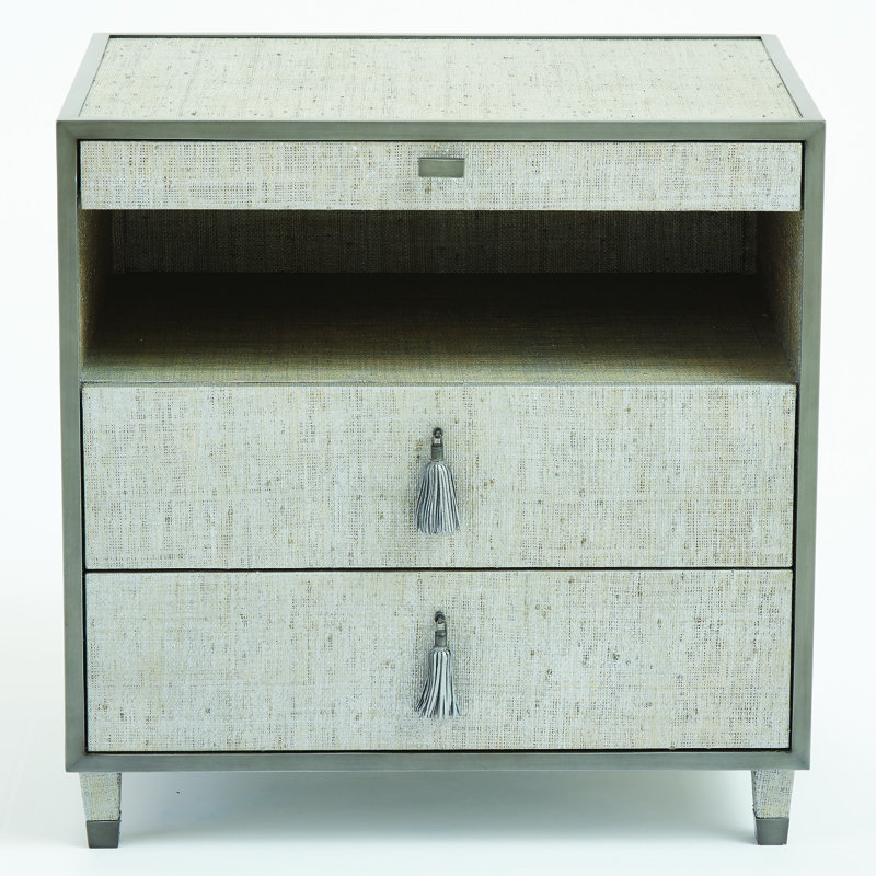 Bedside Chest, Silver