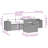 Vidaxl Garden Sofa Set PE Rattan