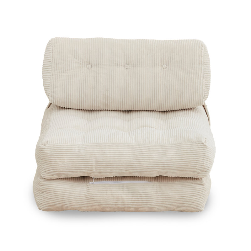 Fauteuil convertible avec canapé-lit Boneless, Beige