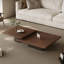 Table basse minimaliste en bois massif de style italien