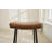 26" Faux Leather Upholstered Backless Saddle Bar Stool with Metal Frame-777344755-777344758