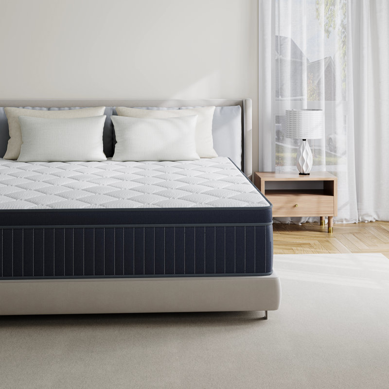 10" Medium Cooling Gel Memory Foam Hybrid Mattresses in a Box with Certipur-US and Oeko TEX Certified, Full