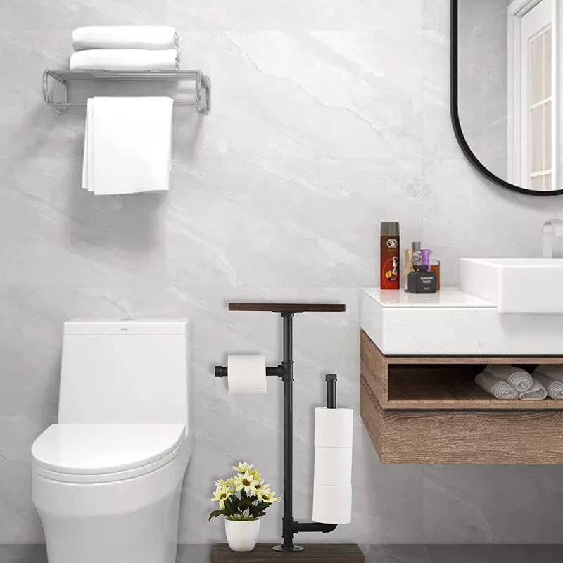 Porte-papier hygiénique sur pied