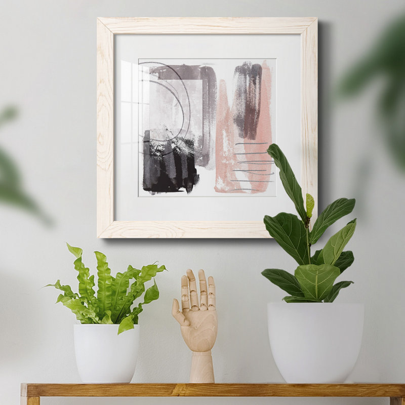 Coexistance III - reproduction encadrée de qualité supérieure - prête à être accrochée, H 31,5 po x l 31,5 po x P 1,5 po