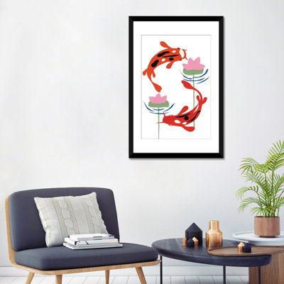 «Koi Fantasy II», reproduction sur toile