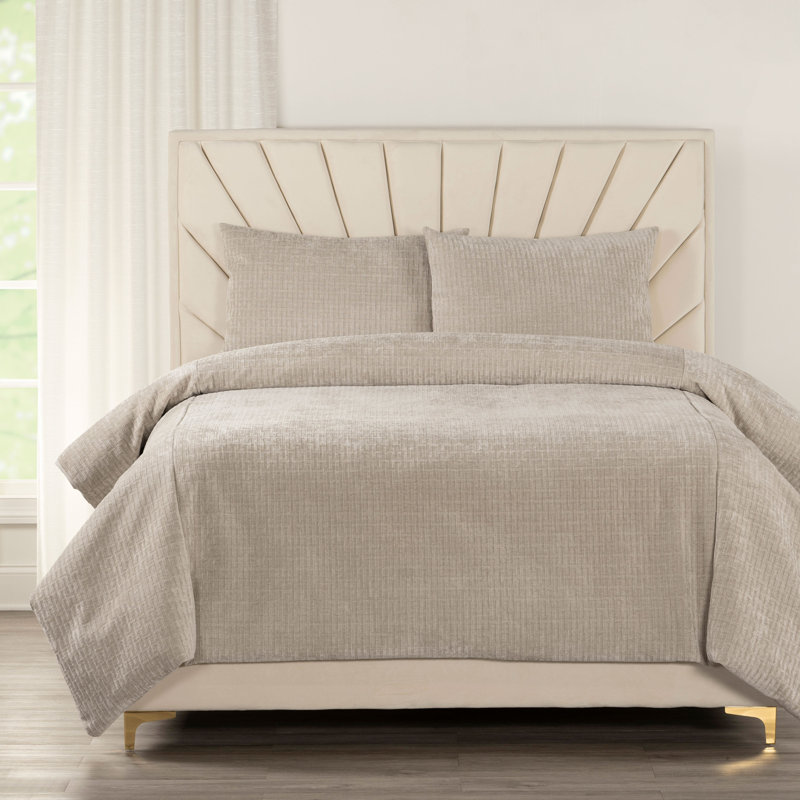 Duvet Cover & Insert, King Duvet Cover + 2 Shams + 2 Throw Pillows