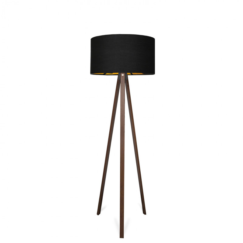 Clarita 140cm Tripod Floor Lamp, Black Copper