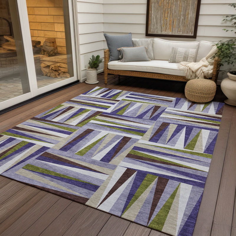Tapis lavable intérieur / extérieur Azura , 8 pi x 10 pi