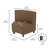 Kid Comfort Collective Modular Wedge Chair - Chocolate-124164587