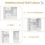 Armoire de rangement modulaire 75 "avec vestibule et 4 crochets pour le salon et le couloir-1661506800