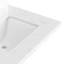 Meuble-lavabo à double cuve rectangulaire de 66 po avec comptoir en quartz de Carrare Ariel Kelly-105988554