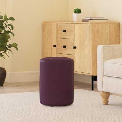 Faux Leather Round Stool Seating 