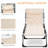 Outsunny Padded Folding Chaise Lounge Chair-1906143457