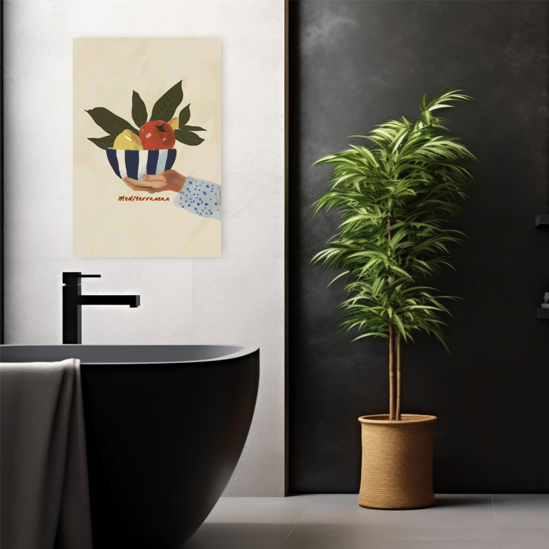 Art mural fruitier harmonieux, H 24 po x l 16 po