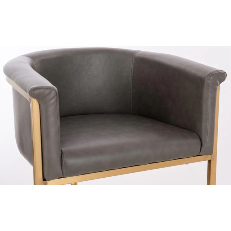 Tabouret de comptoir Coronel Pu, Gris