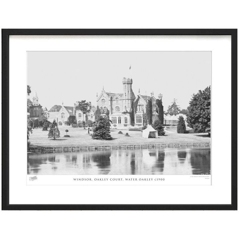 Windsor, Oakley Court, Water Oakley C1900 by Francis Frith - Single Picture Frame Print, 40cm H x 50cm W x 2.3cm D