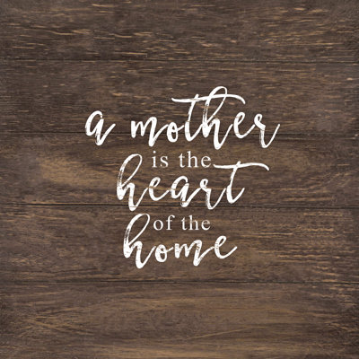 Mother Heart Home - Wrapped Canvas Print