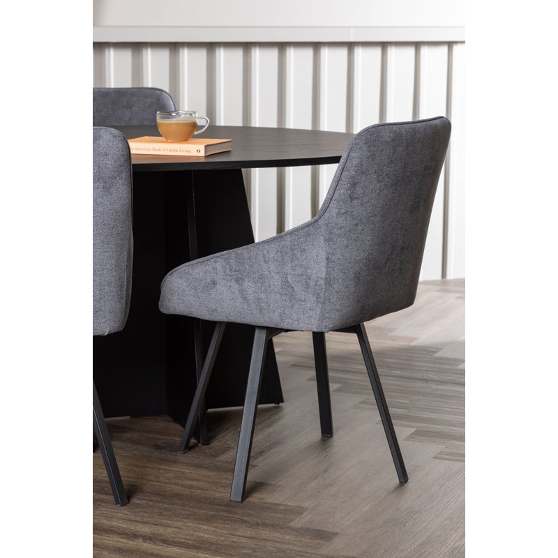 Johnson 6 - Person Dining Set, Grey, Grey