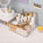 Kampff Acrylic 8 Compartment Makeup Organizer