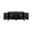 Buffet de rangement 59 pouces Farmhouse Vintage Curved-517970380