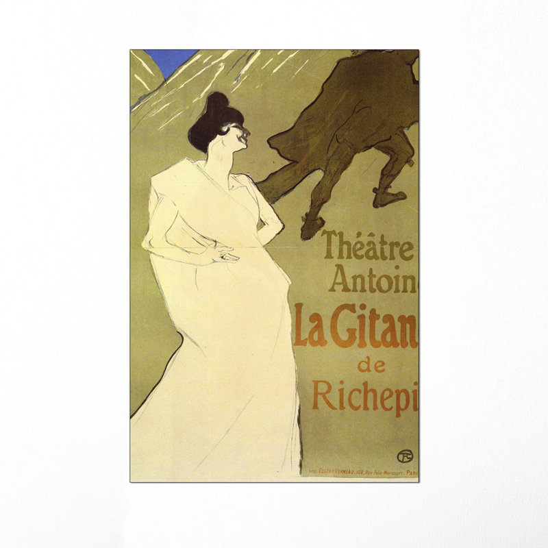 Henri De Toulouse-Lautrec - Wrapped Canvas Print, 135cm H x 90cm W x 1.8cm D