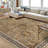 Suttle Oriental Machine Washable Rugs Floral Non-Slip Rug for Living Room Bedroom Nursery Dining Table Bedside Decor-1815202322