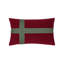 Giving Burgundy Rectangular Pillow Cover & Insert
