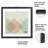 16.5 X 16.5 Floating Album Frame To Display Record Covers - Black