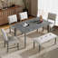 Table de salle à manger rectangulaire pour 6 personnes-162203628