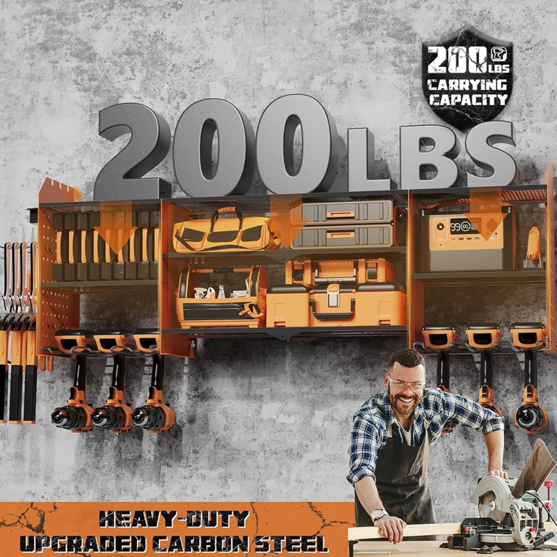 Organisateur électrique pour outils de rangement mural