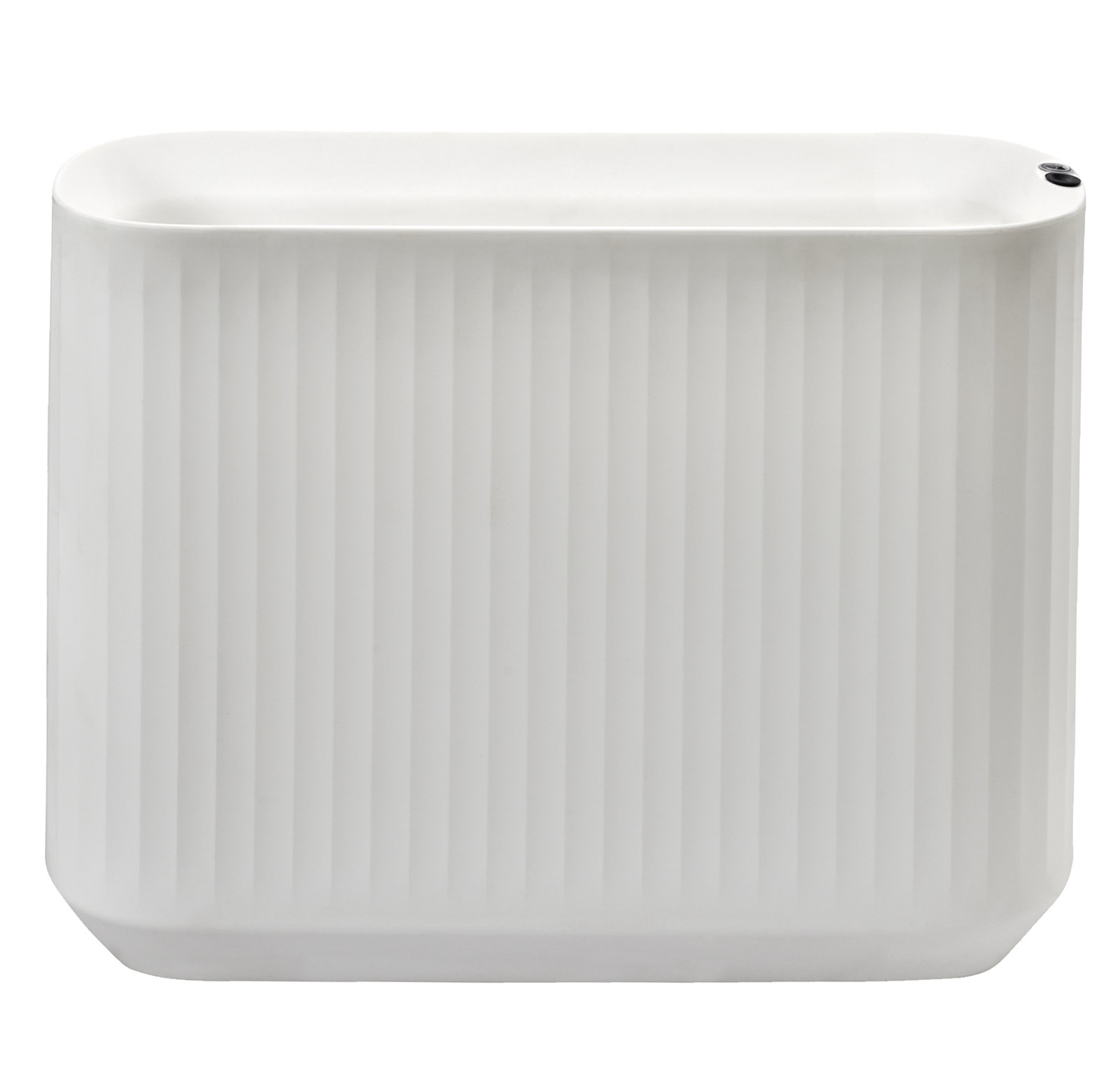 Mod Planter Box, Alpine White, 40" x 14" x 30"H - Privacy Planter Wall