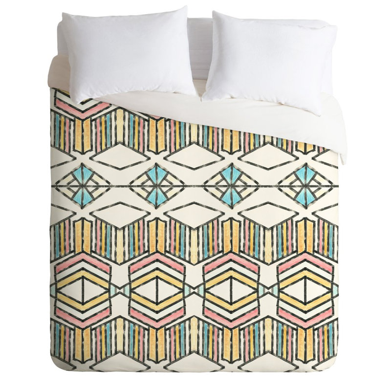 Ensemble de housse de couette Dash and Ash Roam, Housse de couette pour grand lit et 2 taies décor