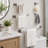 5 Piece Wall-Mounted Bathroom Hardware Set with Concealed Mounting