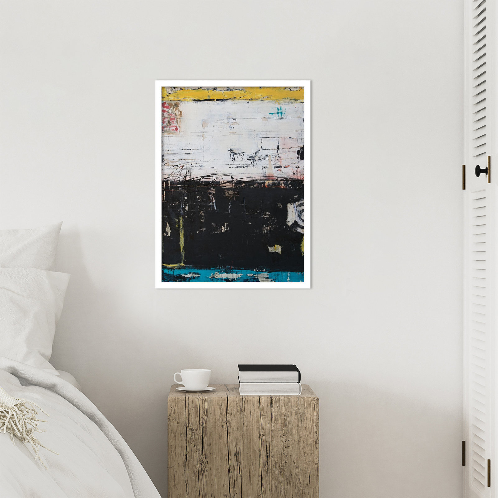 Down and Dirty Print by Erin Ashley, White, 25" H x 19" W