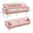 69''Modern Teddy Tufted Convertible Futon Sofa Bed-1463858763