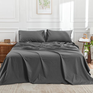 DOZ Organic Percale Sheet Set With A Flat Sheet
