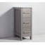 Ensemble de meuble-lavabo autoportant 48 po avec plateau en céramique et miroir assorti Brescia-27042741