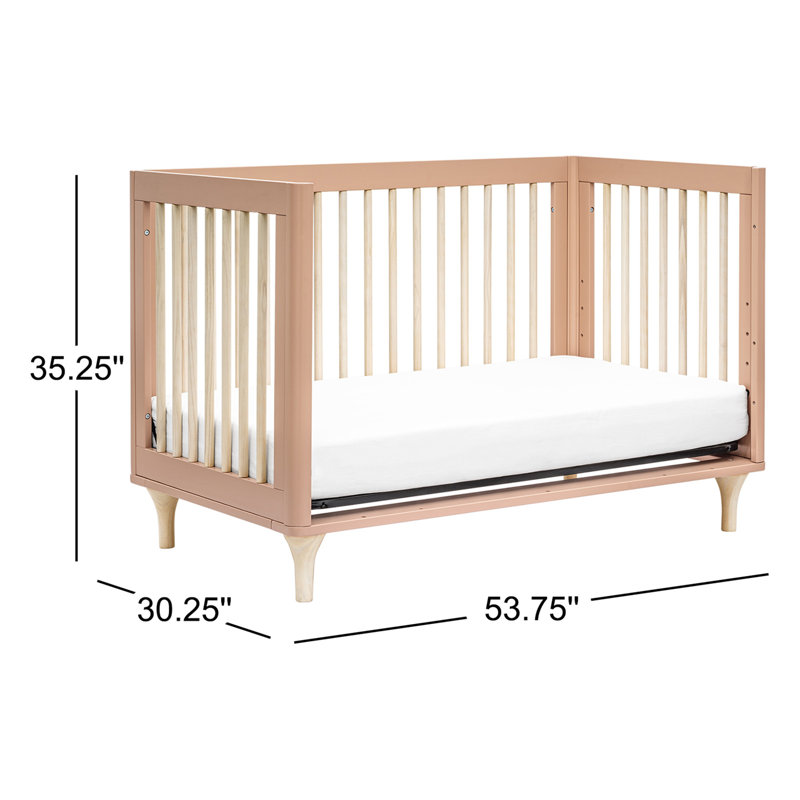 Lit de bébé convertible 3-en-1 Lolly, Canyon / naturel délavé