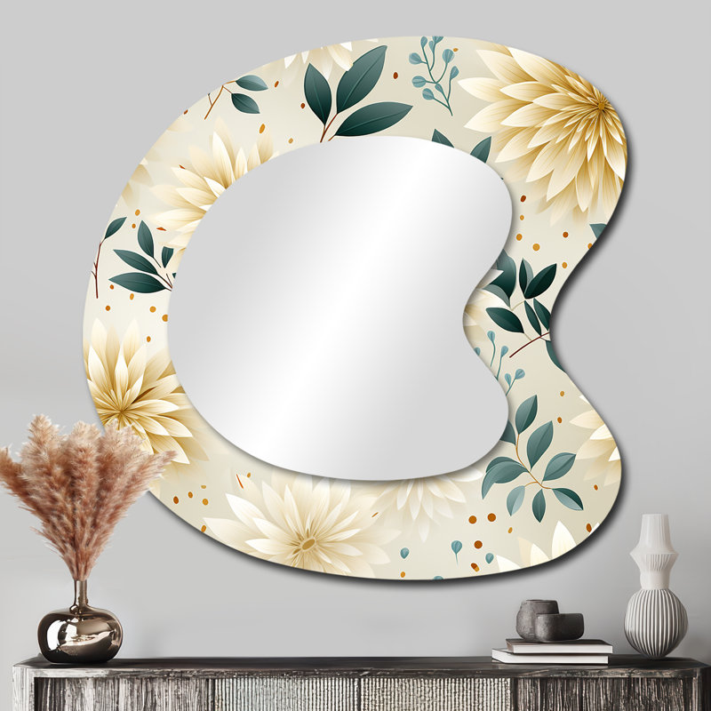 Miroir mural traditionnel traditionnel, 33 po x 33 po