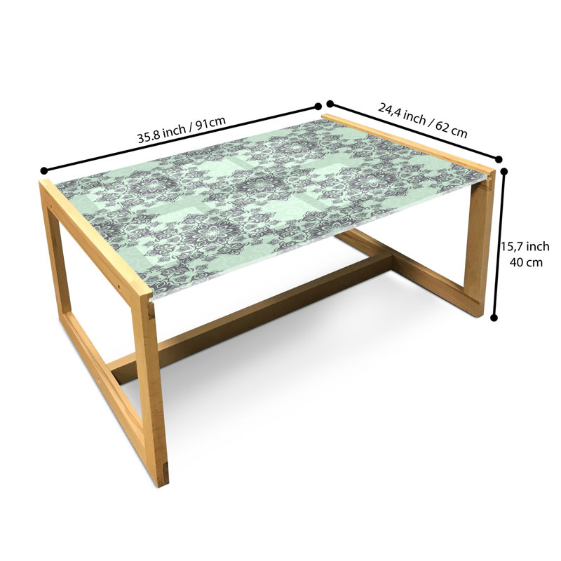 Jaaire Sled Coffee Table, 90cm H x 62cm W x 40cm D