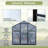 Polycarbonate Aluminum Frame Greenhouse With Ventilation And Rain Gutter Walk In Greenhouse For Outdoors-129916523-129916524