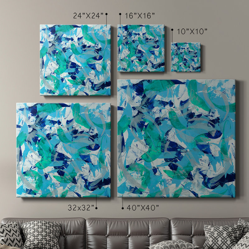 Toile tendue avec châssis Dolphin Play-Premium - prête à être accrochée