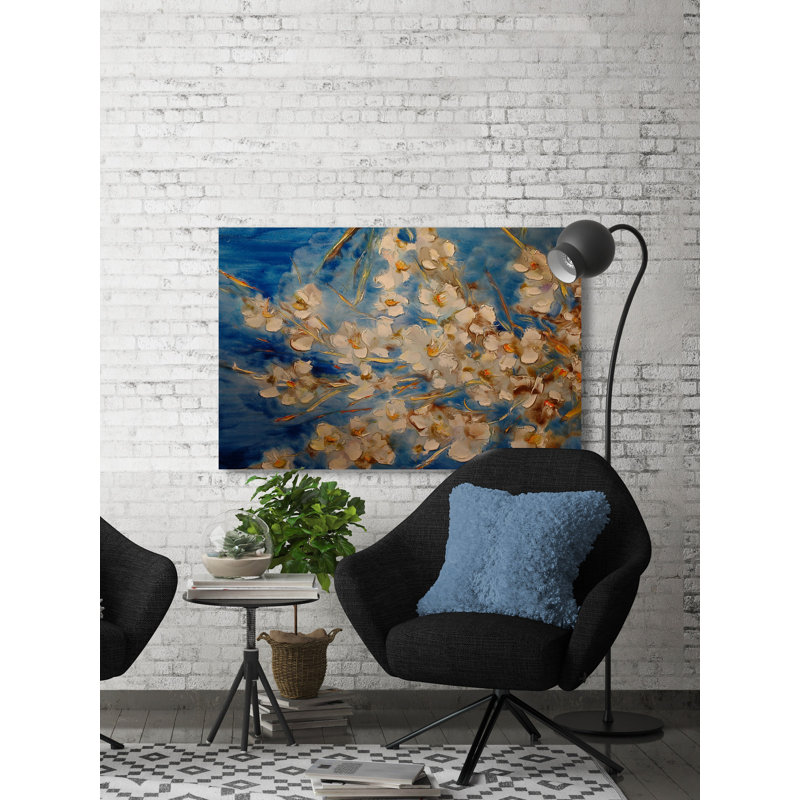 Le printemps arrive - reproduction sur toile tendue, H 8 po x l 12 po x P 1,5 po