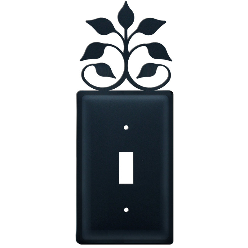 Leaf Fan 1-Gang Toggle Light Switch Wall Plate