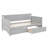 Twin Size Pine Wood Daybed With Two Storage Drawers-1390884422