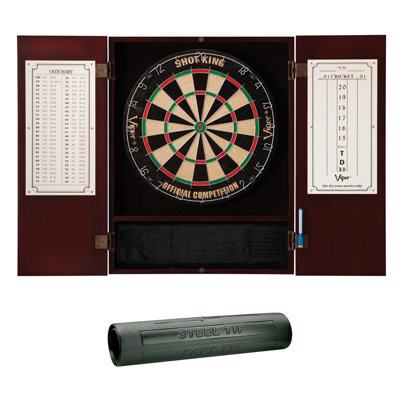 Armoire avec jeu de fléchettes et fléchettes Metropolitan Bristle